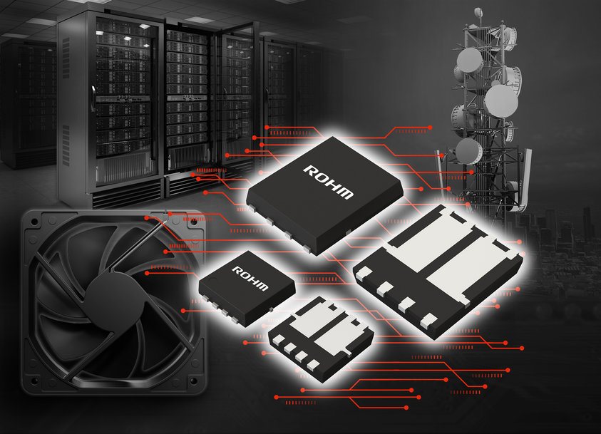 Nueva gama de 5 nuevos modelos de MOSFET duales de 100 V de baja resistencia de conducción de ROHM